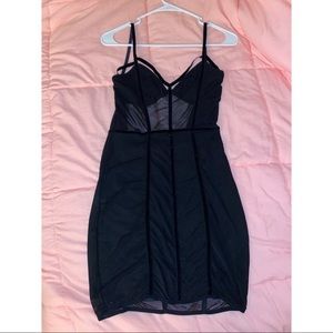 Fashion Nova Avenge Mesh Dress